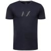 T-shirt Armani Exchange logo koszulka męska granatowa bawełniana